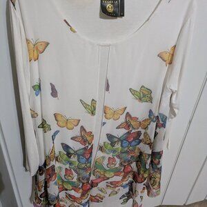 Beautiful Women's Butterfly blouse.